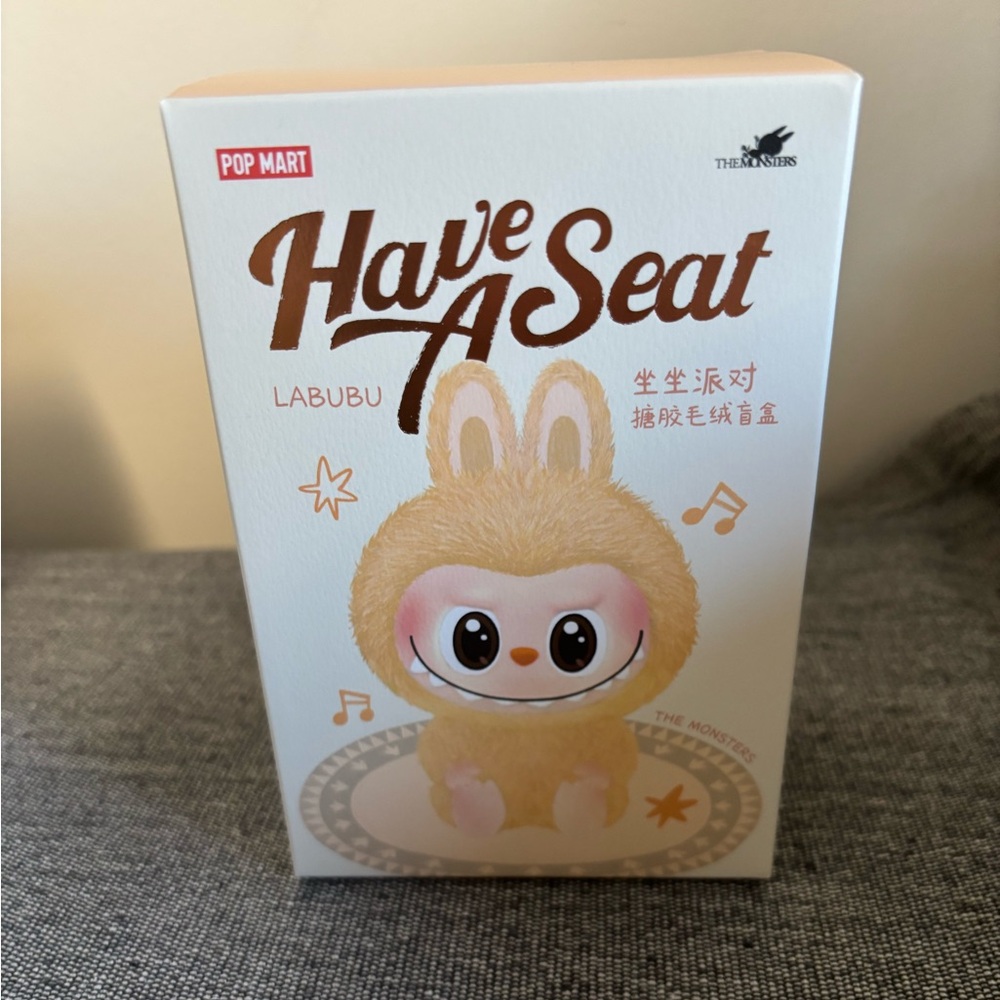 Pop Mart Labubu Stuffed Animal - Cream